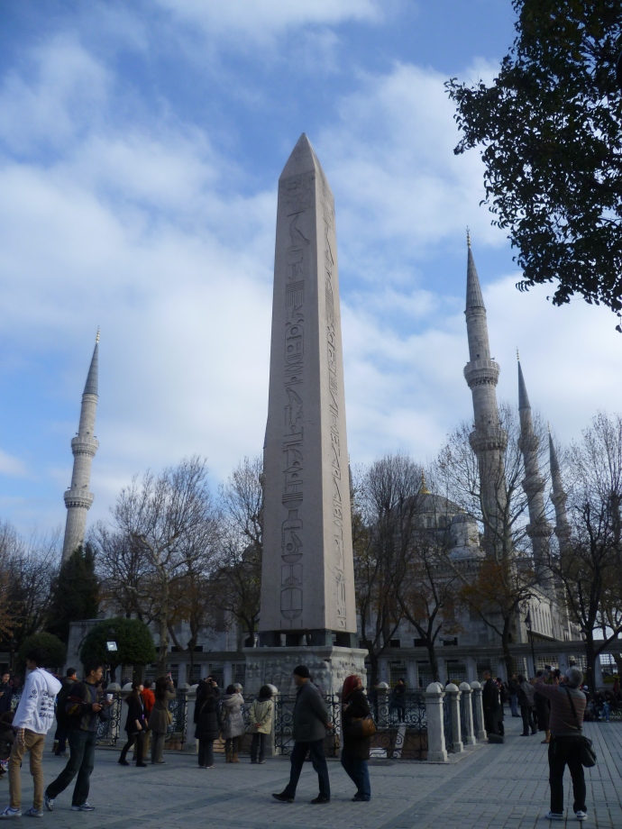 Did you know that there's an Egyptian obelisk in Istanbul? The Obelisk of Theodosius, installed in 390 A.D. in what is now Istanbul, originally stood at the Temple of Luxor in ancient Egypt.