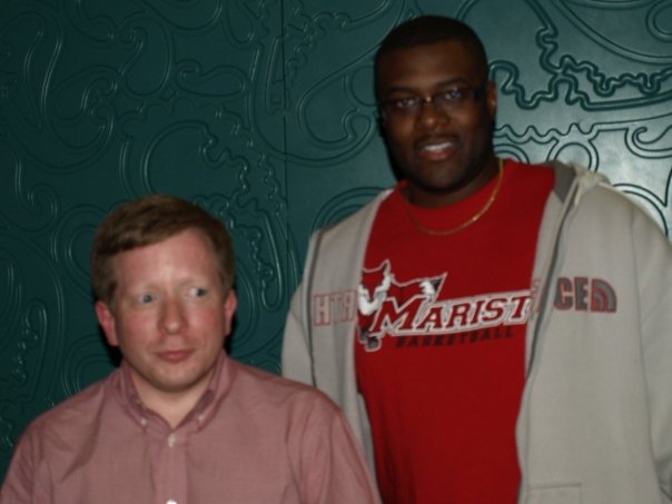 Me with Poughkeepsie's version of an H-Bomb, in April 2009.