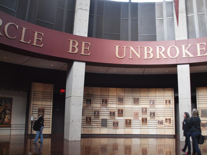 Inside the Hall of Fame Rotunda.