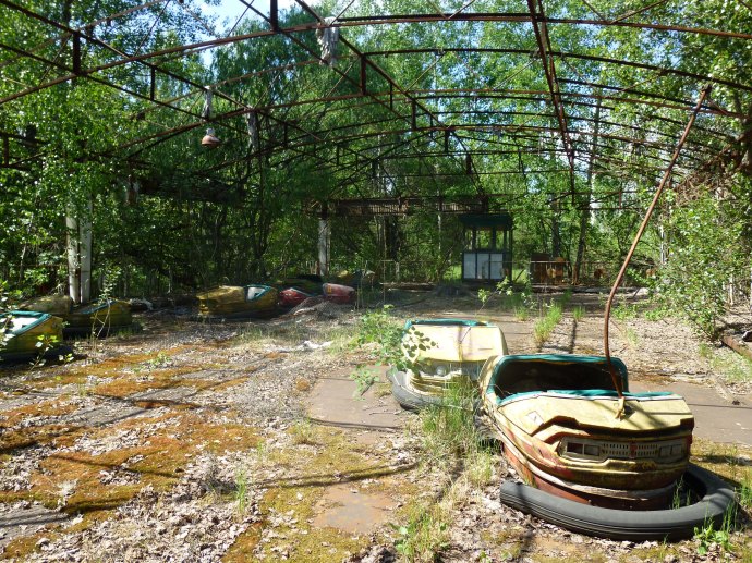 decaying bumper cars