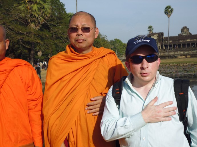 Another disappointing result of asking a passerby to photograph me in front of the temple.