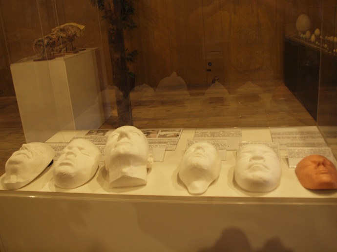 These death masks of living celebrities like Brad Pitt and Patrick Stewart are just a little creepy. :)