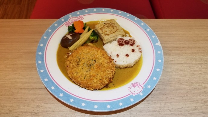 Presentation is everything with the menu items at the Hello Kitty Cafe.