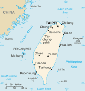 small Taiwan map